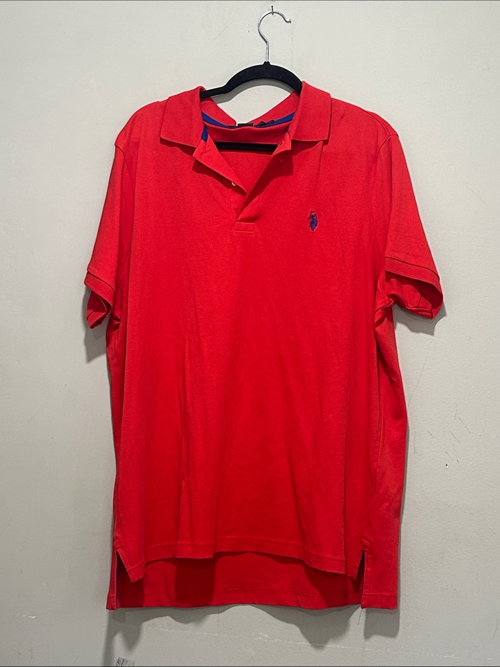 Polo by Ralph Lauren Red Polo with Navy Pony Emblem luxury feel